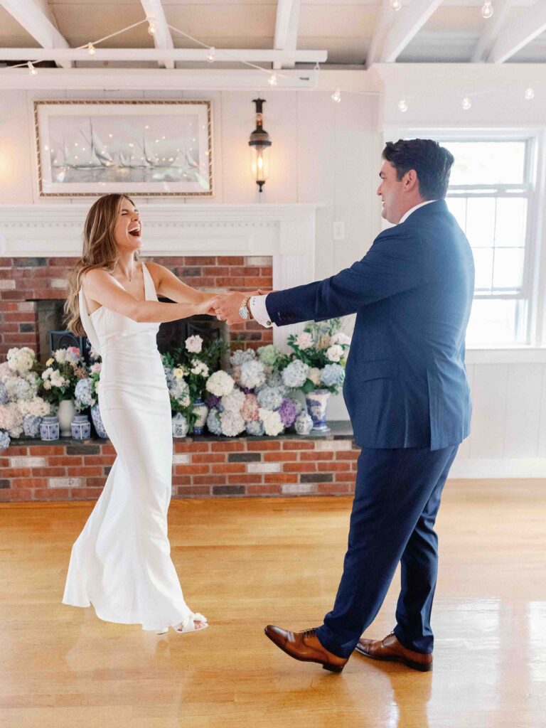 Bride and grooms first dance 